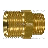 Переходник М21х1,5ш - 3/8"ш BSP, 400 бар, латунь