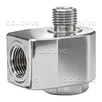 Поворотное устройство угловое easywash365+, 275 бар, DN7, вх.3/8"г NPT, вых.1/4"ш, нерж. сталь