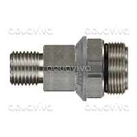 Обратный клапан подачи воздуха для инжектора вх.1/4"ш, вых. М18, нерж. сталь