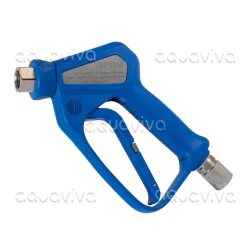 Пистолет ST-2320, 150 бар, 80 л/мин, 150˚C, вх.1/2"г ПФ, вых.1/2"г, синий фото 2