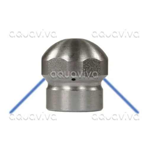 Форсунка каналопромывочная вх. 1/8"г, сопло 060, бой 3R, 250 бар, нерж. сталь фото 2