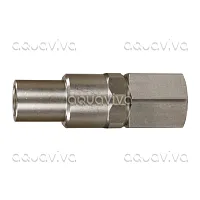 Поворотное устройство прямое ST-340, 350 бар, DN12, вх.1/2"г, вых.1/4"г, нерж. сталь