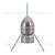 Каналопромывочная форсунка, вх. 1/2"г, сопло 080, бой 6Rx1F, 500 бар, нерж. сталь 