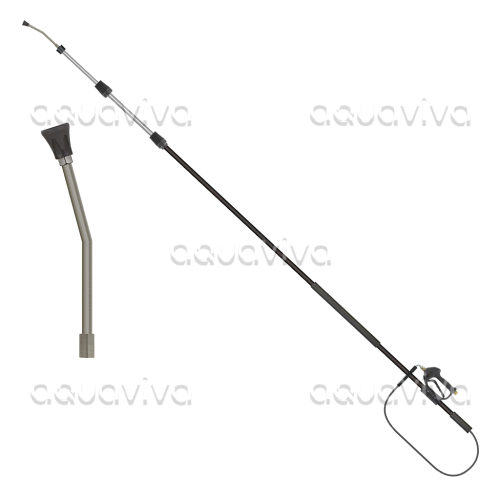 Копье телескопическое 3,20 м - 7,80 м с курком вх.3/8"г, вых.1/4"г NPT
