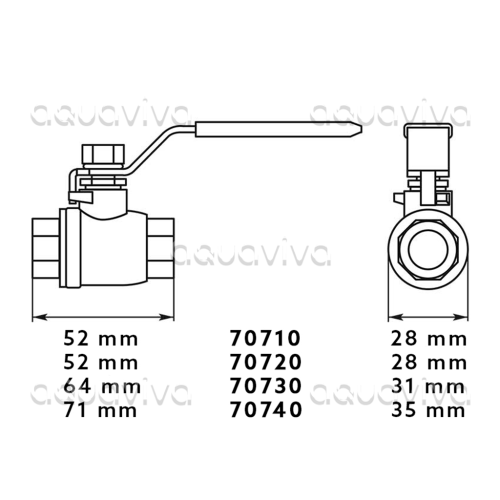 Кран шаровый 2-х ходовой, 140 бар, вх./вых.3/8"г, нерж. сталь. фото 2