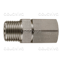Поворотное устройство прямое ST-340, 350 бар, DN12, вх.1/2"ш, вых.1/2"г, нерж. сталь
