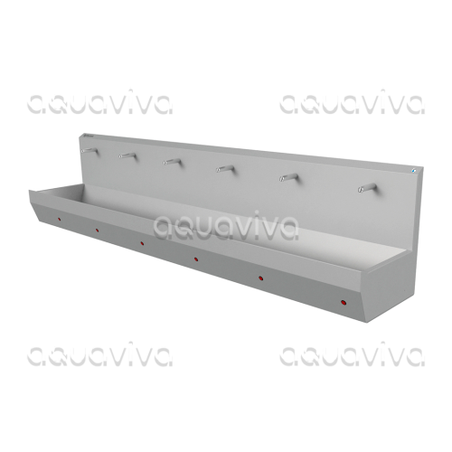 EWG-6S Раковина для шести операторов с сенсорным включением EWG-6S Раковина для шести операторов с сенсорным включением
