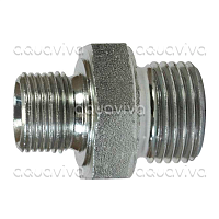 Переходник 1/2"ш BSP - 3/8"ш BSP, 500 бар, оцинкованная сталь