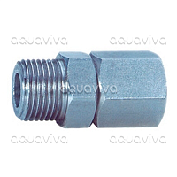 Поворотное устройство прямое SW5, 220 бар, 160 л/мин 160°С, вх.1/2"ш, вых.1/2"г, нерж. сталь