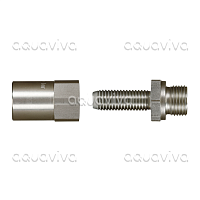 Резьбовое разборное соединение DN12 1/2Ш, PC, нерж. сталь