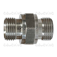 Переходник 3/4"ш BSP - 3/4"ш BSP, 400 бар, нерж. сталь