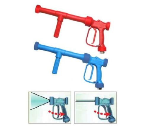 Пистолет размывочный RB 65 350 мм, 24 бар, 60 л/мин, 90˚C,вх.1/2"г,вых. коническая форсунка, красный Пистолет размывочный RB 65 350 мм, 24 бар, 60 л/мин, 90˚C,вх.1/2"г,вых. коническая форсунка, красный