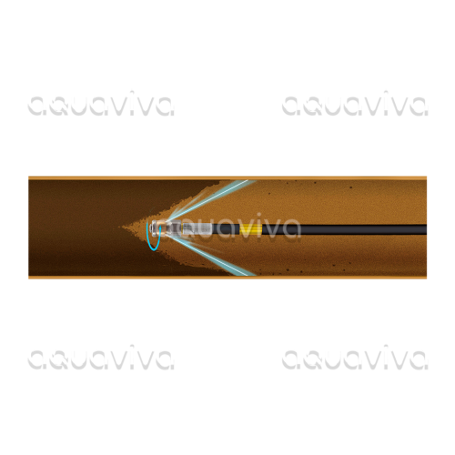 Роторная форсунка каналопромывочная вх. 1/8"г, сопло 080, бой 3R, 250 бар, нерж. сталь / латунь фото 3