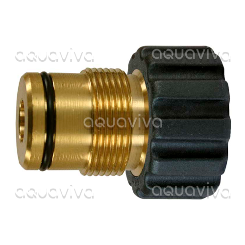 Переходник 3/8"г - М27х1,5ш, 400 бар, латунь