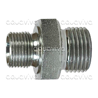 Переходник 1/8"ш BSP - 3/8"ш BSP, 500 бар, оцинкованная сталь