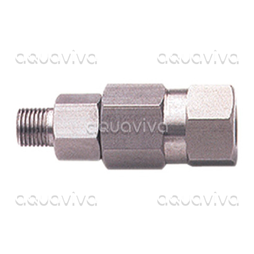 Поворотное устройство прямое MR-I, 390 бар, 40 л/мин,160°С, вх.1/4"ш, вых.1/4 г, нерж. сталь Поворотное устройство прямое MR-I, 390 бар, 40 л/мин,160°С, вх.1/4"ш, вых.1/4 г, нерж. сталь