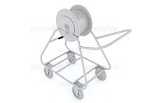 Рама для пенной станции EHW-000 на колесах c барабаном для шланга 20 м