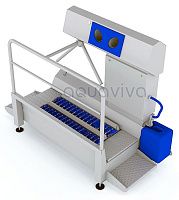 T-WM-L Санпропускник для дезинфекции рук левосторонний