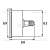 Манометр Ø63мм с осевым подключением 1/4"ш, 400бар, нерж. сталь