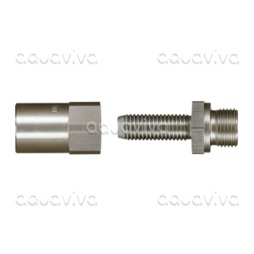 Резьбовое разборное соединение DN12 1/2Ш, PC, нерж. сталь