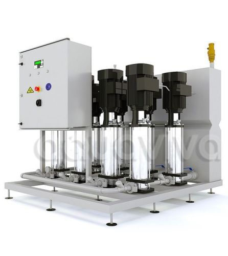 Насосная станция MDC 320/40 8 насосов, 16 постов, 40 бар, 532 л/мин, 380В, 8х7,5 кВт