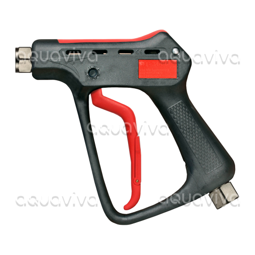 Пистолет ST-3600, 600 бар, 80 л/мин, 150˚C, вх.1/2"г, вых.1/2"г, черно-красный