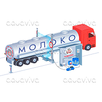 Дезбарьер для автотранспорта U-образный с подогревом (комплект)