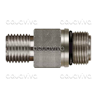 Обратный клапан подачи воздуха вход 1/4"ш, выход М14 с обратным клапаном