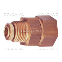 Поворотное устройство прямое LR, 250 бар, 30 л/мин, 90°С, вх.3/8"ш, вых.1/4"г, латунь