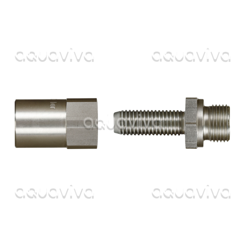 Резьбовое разборное соединение DN12 1/2Ш, BF, нерж. сталь