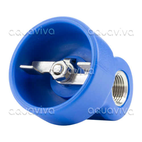 Кран шаровый ST-3100, обрезин-й, 60 бар, 100 л/мин, 95˚C, вх.1/2"г,  вых.1/2"г, нерж.ст фото 2