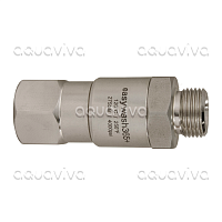 Поворотное устройство прямое easywash365+, 275 бар, DN6, вх.3/8"ш, вых.3/8"г, нерж. сталь/никелированная латунь