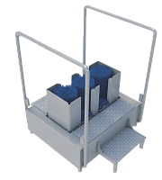 Аппарат для чистки обуви EDLW, проходной
