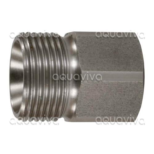 Переходник 1/4"г - М22х1,5ш, 500 бар, нерж. сталь Переходник 1/4"г - М22х1,5ш, 500 бар, нерж. сталь