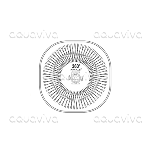 Насадка для мойки емкостей А80 R2 с гидроприводом, от 30 до 160 бар, 60-70 л/мин, 90°C, вх.3/4"г фото 2