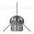 Форсунка каналопромывочная, вх. 1/8"г, сопло 065, бой 3R+1F, 250 бар, нерж. сталь 