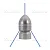 Каналопромывочная форсунка, вх. 1/2"ш, сопло 10, бой 6Rx1F, 500 бар, нерж. сталь 
