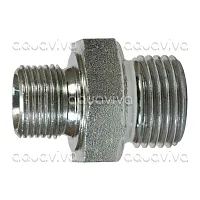 Переходник 1/8"ш BSP - 3/8"ш BSP, 500 бар, оцинкованная сталь