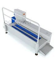 DZW-1500-L Санпропускник для мойки и дезинфекции обуви (левосторонний)