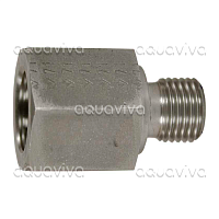 Переходник 1/4"г - 3/8"ш BSP, 400 бар, нерж. сталь Переходник 1/4"г - 3/8"ш BSP, 400 бар, нерж. сталь