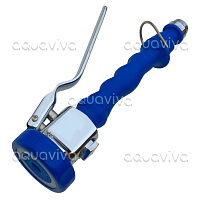 Пистолет душевой, вх.1/2"ш, никелированная латунь Пистолет душевой, вх.1/2"ш, никелированная латунь