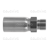 Фитинг 1/2"ш с муфтой в сборе, DN12, нерж. сталь Фитинг 1/2"ш с муфтой в сборе, DN12, нерж. сталь