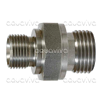 Переходник 1/2"ш BSP - 1/4"ш BSP, 500 бар, нерж. сталь Переходник 1/2"ш BSP - 1/4"ш BSP, 500 бар, нерж. сталь