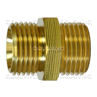 Переходник 3/4"ш BSP - 1/2"ш BSP, 500 бар, латунь Переходник 3/4"ш BSP - 1/2"ш BSP, 500 бар, латунь