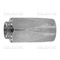 Муфта резьбового разборного соединения DN12 1SN12, оцикованная сталь Муфта резьбового разборного соединения DN12 1SN12, оцикованная сталь