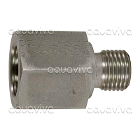 Переходник 1/4"ш BSP - 3/8"г, 500 бар, нерж. сталь Переходник 1/4"ш BSP - 3/8"г, 500 бар, нерж. сталь