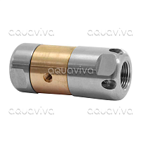 Ротационная форсунка каналопромывочная "VIBRA", вх. 3/8"г, сопло 10,5; бой 4Rx3S, 350 бар, нерж. сталь / латунь Ротационная форсунка каналопромывочная "VIBRA", вх. 3/8"г, сопло 10,5; бой 4Rx3S, 350 бар, нерж. сталь / латунь