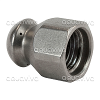 Форсунка каналопромывочная, вх. 1/4"г, сопло 060, бой 3Rx1F, 250 бар, нерж. сталь Форсунка каналопромывочная, вх. 1/4"г, сопло 060, бой 3Rx1F, 250 бар, нерж. сталь