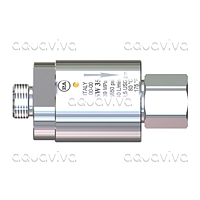 Поворотное устройство прямое с подшипником из нерж.стали SW35, 390 бар, 40 л/мин, 120°С, вх.3/8"г, вых.3/8"г, нерж.сталь/никелированная латунь Поворотное устройство прямое с подшипником из нерж.стали SW35, 390 бар, 40 л/мин, 120°С, вх.3/8"г, вых.3/8"г, нерж.сталь/никелированная латунь