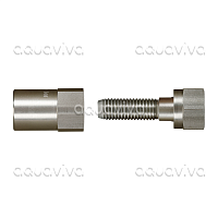 Резьбовое разборное соединение DN12 1/2Г, PC, нерж. сталь Резьбовое разборное соединение DN12 1/2Г, PC, нерж. сталь